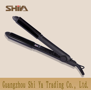 Slim And Ergonomic Design Ptc Hair Straightener Flat Irons Sy 9910