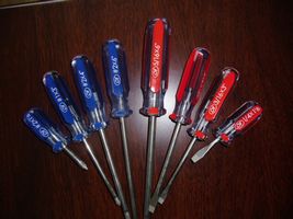 Slotted Phillips Acetate Handles Screwdriver With Cr V Blades