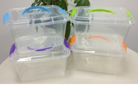 Small Transparent Storage Box With Lid
