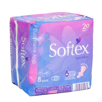 Softex Day Extra Long 8s