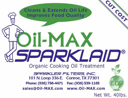 Sparklaid Organic Cooking Oil Filter Powder For Restaurants