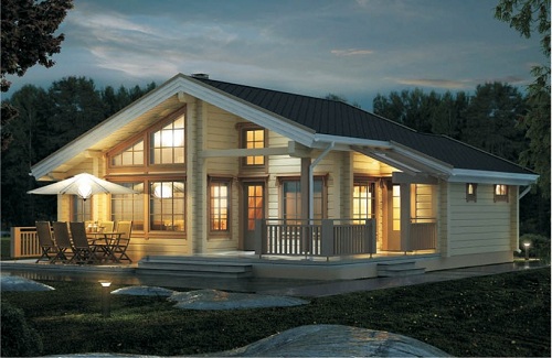 Spf Single Storey Wooden House 2015 Hot Sell Dy D 165