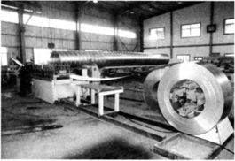 Spiral Corrugated Steel Tube Forming Machine