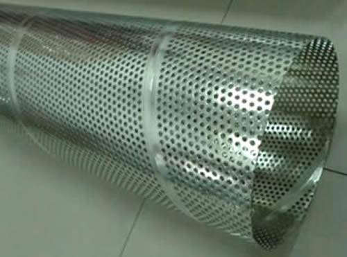 Spiral Lockseam Perforated Pipe Used In Fluid Filtration Fields