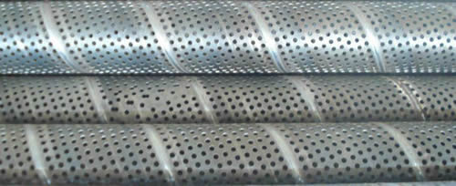 Spiral Welded Perforated Pipe With Various Perforation Patterns