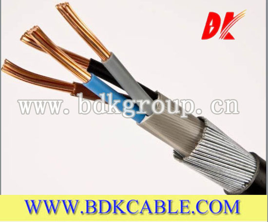 Steel Wire Armoured Cable Bs5467 Pvc Jacket
