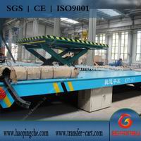 Storage Battery Powered Transfer Cart For Heavy Cargoes Transportation In Workshops