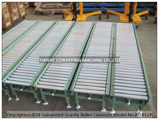 Straight Gravity Roller Conveyor Free