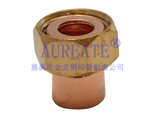 Straight Nut Connect Flat Nect Cxf1 Copper Fitting