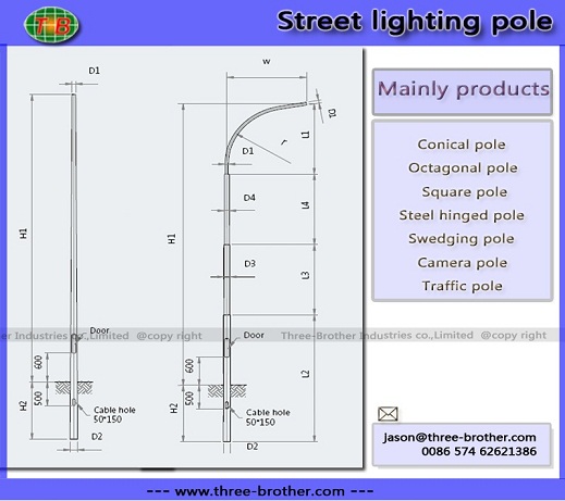 Street Lighting Pole 02 Produce According To Customers Requirements