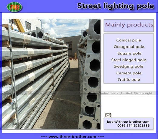 Street Lighting Pole Produce According To Customers Requirements