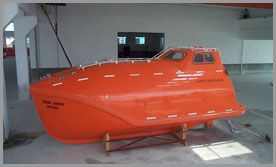 Supply Freefall Lifeboat And Davit For Shipbuilding Totally Enclosed Open Type Res