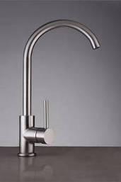 Supply Sus304 Stainless Steel Kitchen Faucet Cold Hot Mixer