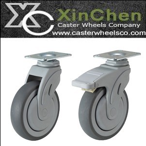 Swivel Plate Hospital Bed Casters Medical
