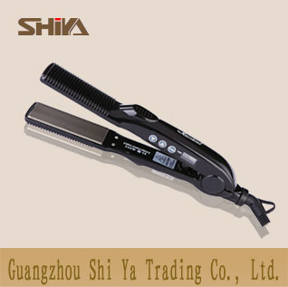 Sy 828 Shiya Hair Straightener Manufacture Lcd Showing The Temperature 2 In 1 Curler