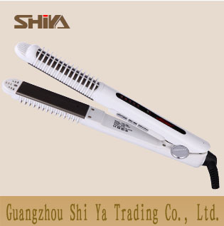 Sy 868b Shiya China Hair Straighteners Flat Irons Led Showing The Temperature