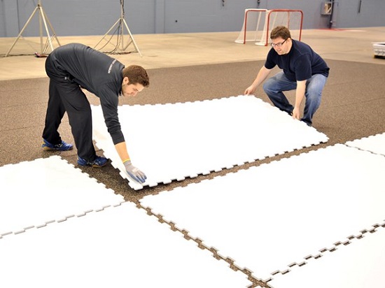 Synthetic Ice Rink Supplied For More Than 1300 Customer In 30 Countries Jinhang Plastic