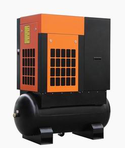 Tank Mounted Screw Air Compressor With Dryer