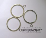 Teflon Inner Stainless Steel Curtain Ring