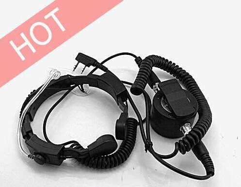 Throat Microphone For Two Way Radio