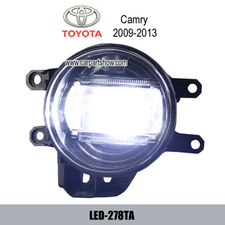 Toyota Camry Front Fog Lamp Assembly Led Drl Lights Daytime Running Light 278ta