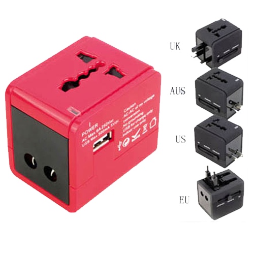 Travel Adapter With Usb Charge Nt 550