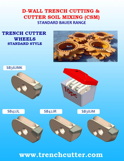 Trench Cutter Spare Parts