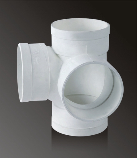 Universally Used Pvc Tee With Side Inlet White Gray Colors For You To Choose
