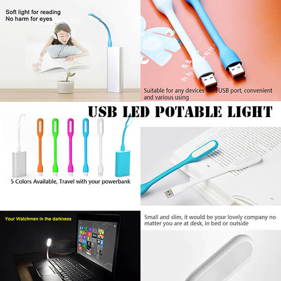 Usb Led Light 65372 Portable Flexible Table Lamp Use For Labtop