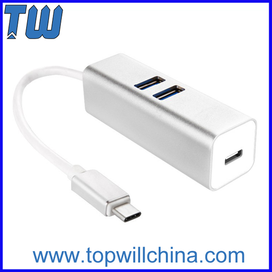 Usb Type C To 2 Ports 3 0 And 1 Hub