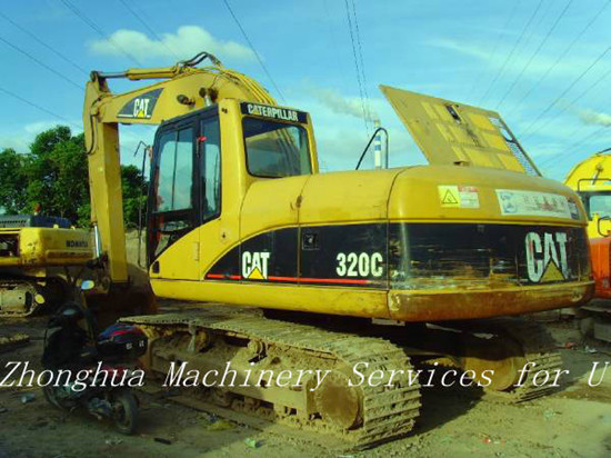 Used Hydraulic Caterpillar Excavator Cat 320c