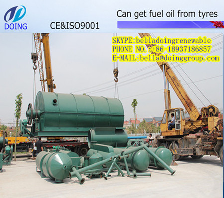 Used Tyre Recycling Machine Turn Waste Plastic To Oil
