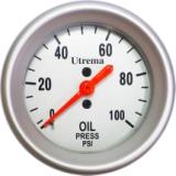 Utrema Auto Mechanical Oil Pressure Gauge 52mm