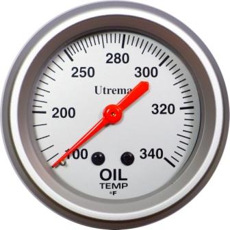 Utrema Racing Mechanical Oil Temperature Gauge