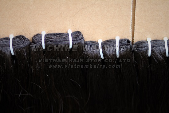 Vietnam Hot Selling Unprocessed Weft Hair Extensions