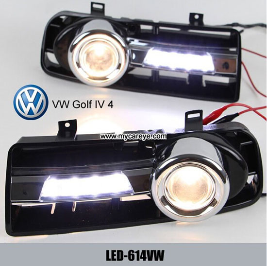 Volkswagen Vw Golf 4 Iv Drl Led Daytime Running Lights Foglight For Car