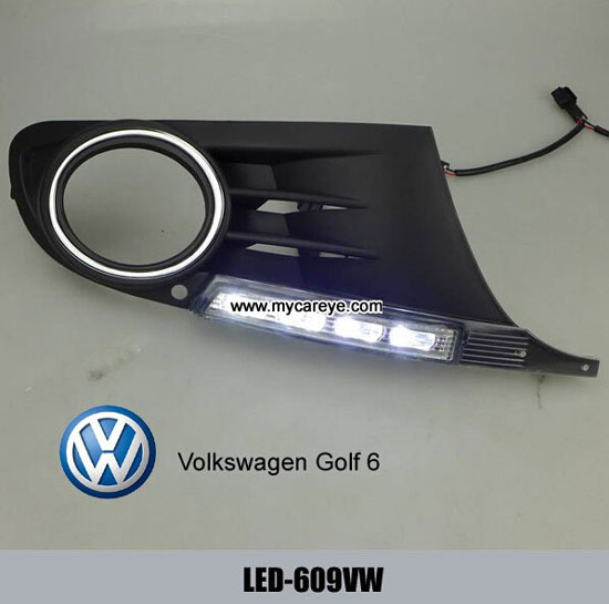 Volkswagen Vw Golf 6 Drl Led Daytime Running Lights Car Part Aftermarket