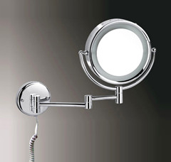 Wall Double Sided Led Magnifying Mirror