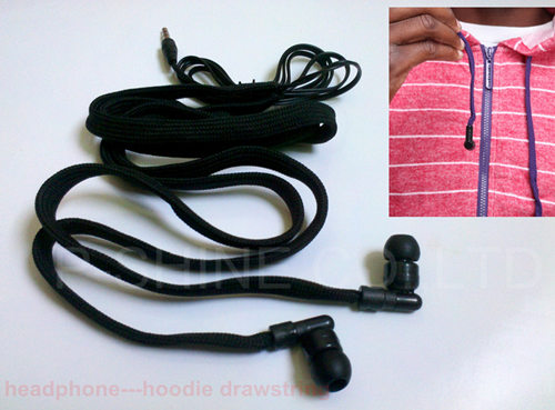 Washable Headphone Factory Manufacturer Waterproof Mp3 Earphone For Hoodie Garment