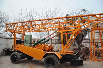 Water Well Drilling Rig S400 Trailer Mounted