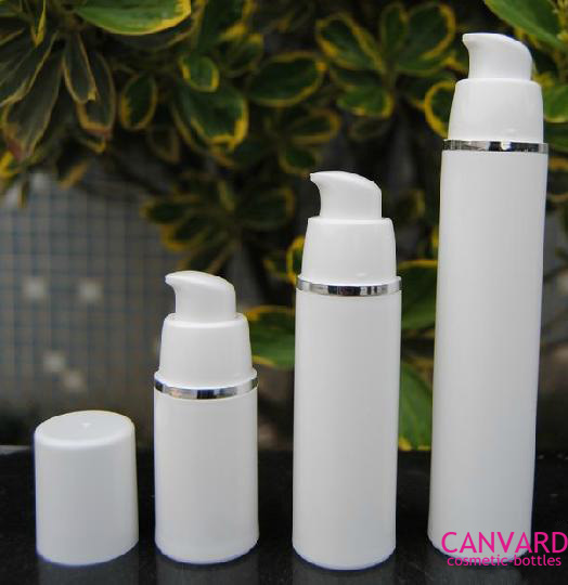 White Airless Pump Bottle Cream Cosmetic Gel