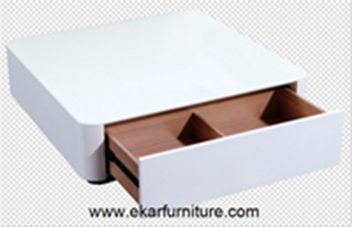 White Coffee Table Modern Wood Ot806m Ot806g