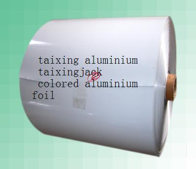 White Lacquer Aluminium Foil Mateiral