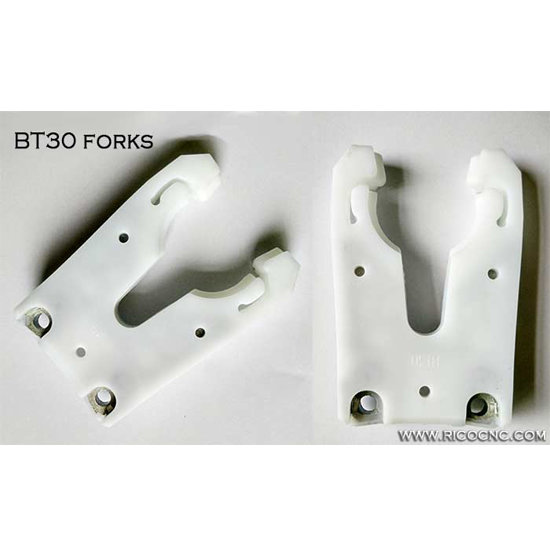 White Plastic Bt 30 Tool Changer Holder Clips For Bt30 Atc Toolchanger