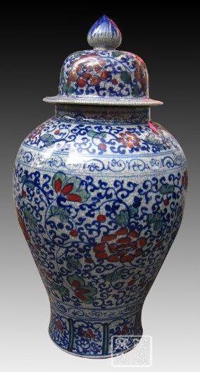 Wholesale Blue And White Porcelain General Jars