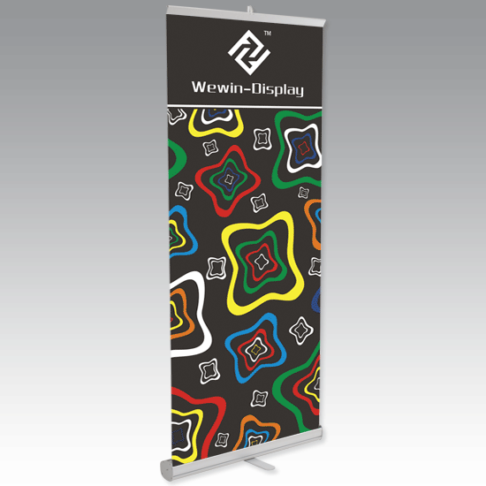 Wide Base Portable Advertising Roll Up Banner