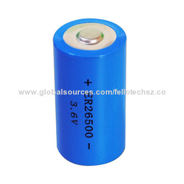 Wide Temperature Range Non Rechargeable Li Socl2 Lithium Battery A Size Er18505 For Electronic Cars