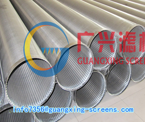 Wire Wrapped Well Casing And Filter Screen For Drilling