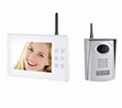 Wireless 7 Inch Video Door Phone Maker 2 4ghz Digital Audio Recording 300m Distance