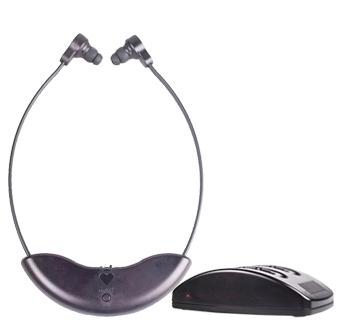 Wireless Tv Listening System Headset For Hearing Impaired